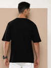 Difference of Opinion Black Graphic Oversized T-Shirt-DOOVR203BLK-S