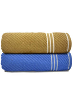 Athom Living Diagonal Stripe Terry Towel Pack of 2-DST-DG