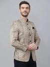 Hangup Men Standard Printed Men Formalwear-D149_5Button_Blazer