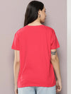 Dillinger Pink Graphic Boxy Regular T-Shirt-WMNCR542CPK-XS