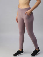 Women's Purple Solid Track Pants-AF-1723-Purple