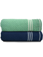 Athom Living Diagonal Stripe Terry Towel Pack of 2-DST-BH