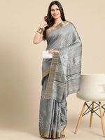 Exquisite Embellished Charm Saree-SZ-IVY-GY-1998