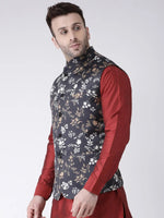 Hangup Men Standard Printed Men's Indian Wear-116APrintedNehru