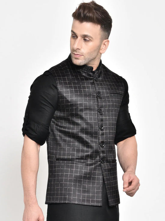 Hangup Men Standard Printed Men's Indian Wear-167A_Printed_Nehru