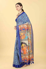 Flora’s Timeless Beauty Saree-SZ-INDIGO-1418