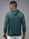 Men Blue Solid Sweatshirt-OTSS-28-Teal