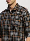 Men Black Checked Shirt-BRICHCHECKS-5614-Black