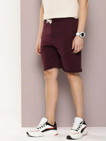 Dillinger Maroon Solid shorts