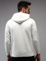 Men White Solid Sweatshirt-OTSS-27-Offwhite