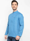 Hangup Men Standard Solid Men's Indian Wear-Dodger_Magic_Bon_ShortKurta