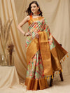 Glittering Festive Majesty Saree-SZ-DGARYA-GN-2119