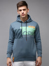 Men Blue Printed Sweatshirt-SCAW-31-Blue