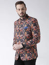 Hangup Men Standard Printed Men Formalwear-D565ButtonBlazer