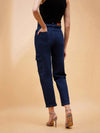 Women Blue Blast Multi Pockets Balloon Fit Jeans