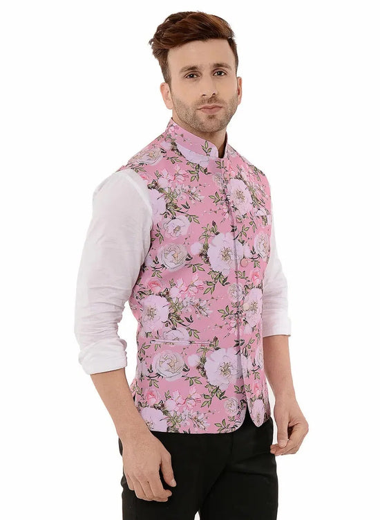 Hangup Men Standard Printed Men's Indian Wear-6APrintedNehru