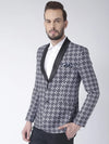 Hangup Men Standard Printed Men Formalwear-D25TuxedoBlazer