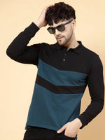 Rigo Block Tone Polo T-Shirt-HT08231163-L