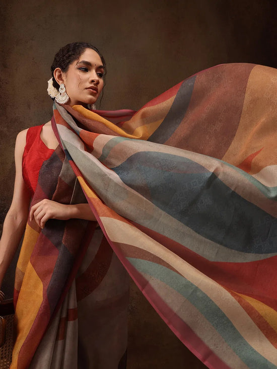 Subtle Grace Drape Saree-SZ-AASI-2211