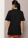 Dillinger Black Graphic Oversized T-Shirt-WMNCR437BLK-XS