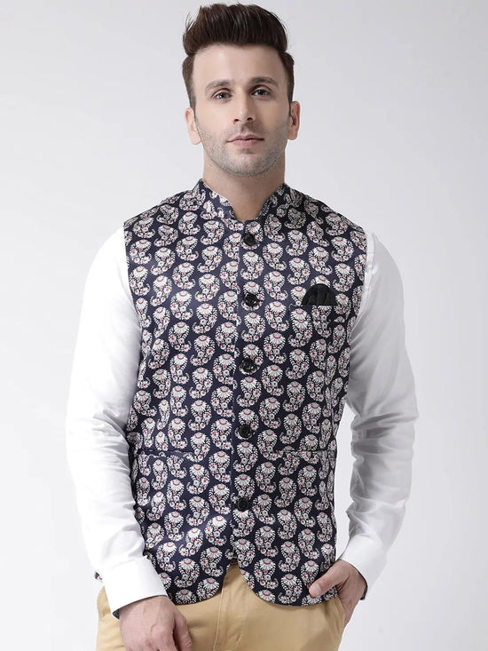 Hangup Men Standard Printed Men's Indian Wear-138A_Printed_Nehru