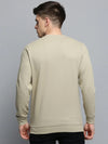 Men Beige Solid Casual Sweatshirt-BP-1432-Beige