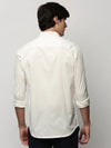 Men White Solid Casual Casual Shirts-TAVANTAPLAIN-5532-White