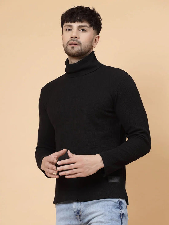 Rigo Turtleneck Waffle Tee-CT08231594-L