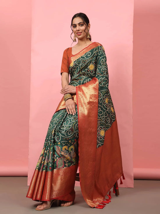 Minimalistic & Graceful Saree-SZ-DGGITA-GN-1922