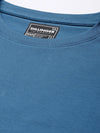 Dillinger Men's Teal Blue Plain T-Shirt