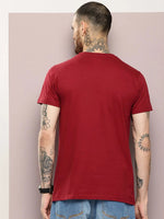 Dillinger Maroon Graphic Regular T-Shirt