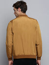 Men Brown Solid Casual Jacket-STCW-J-14-Camelbrown