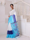 Off White Matka Soft Saree With Resham Pallu-MA64MT402260011