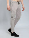 Jogger Cargos with Elastic waist and 6 pockets-Grey-HC4012-30