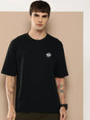 Difference of Opinion Black Graphic Oversized T-Shirt-DOOVR232BLK-S