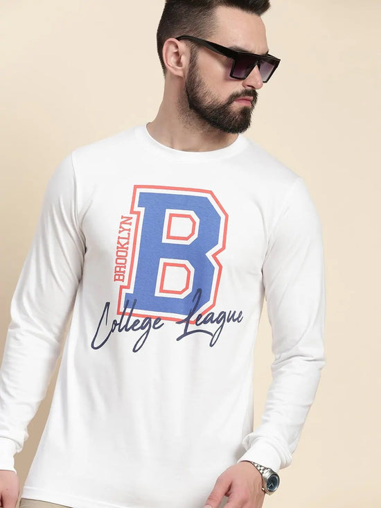 Dillinger White Graphic Regular T-shirt-DLGRFS046WHT-S