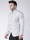 Hangup Men Standard Printed Men Formalwear-D1195ButtonBlazer