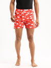 Men Red Printed Boxer-AM-126-9-Red