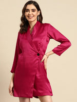 Divided Blazer Jumpsuit in Pink