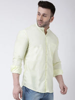 Hangup Men Slim Solid Shirts-BenLemonShirt