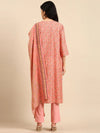 Women's Pink Printed Kurta Set-FS-2764-Pink