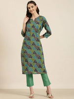 Women Multi Printed Straight Kurta-HO-2640-Multi