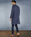 Hangup Men Standard Striped Men's Indian Wear-ST1111263_Navy_Lkurta