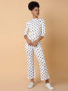 Women White Printed Tracksuit-AF-1975-White