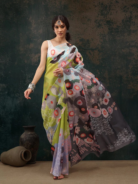 Cultural Harmony Saree-SZ-JUHI-PG-2254