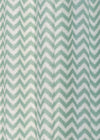 Ikat Chevron 100% cotton geometric curtain for living room - Room darkening - Nile Blue - Pack of 1-230423047