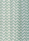 Ikat Chevron 100% cotton geometric curtain for living room - Room darkening - Nile Blue - Pack of 1-230423047