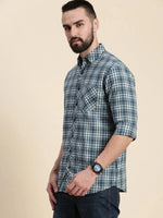 Dillinger Multi coloured Checked Regular Shirt-DLMSRTCHKD010-S