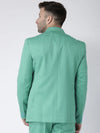 Hangup Men Standard Solid Men Formalwear-TurquoiseBlazer