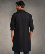 Hangup Men Standard Solid Men's Indian Wear-Black_6_120_Kurta